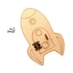 thumbnail image 5 of Kids Busy Board Accesorios De Bricolaje Juguetes Sensoriales Para Niños Pequeños Regalos De Vacaciones Rocket, 5 of 5