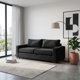 thumbnail image 1 of Sofa Livorno 3 C Resortes Pocket Tela  Velvet Negro, 1 of 8