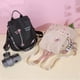 thumbnail image 2 of Casual Oxford Cloth Backpack Flower Embroidered Shoulder School Book Bags Women Daily Travel Anti-theft Bagpack Vintage Rucksack, 2 of 3
