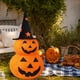 thumbnail image 4 of Figura de Calabaza NEROSUN 91 cm con Sombrero de Estrella LED, 4 of 7