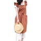 thumbnail image 1 of Deldelal de lino de algodón para mujeres niñas cruzar atrás cocina delantales con bolsillos Vintage hornear jardinería trabajo delantal vestido lindo trabajo arte pintura florista tienda tra, 1 of 3