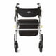 thumbnail image 4 of Rollator Walker Medline Premium Empower con asiento plateado, 4 of 7
