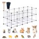 thumbnail image 1 of Corral para mascotas DINMO 155 cm de largo x 63 cm de ancho x 63 cm de alto, 38 paneles, 1 of 8