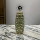 thumbnail image 2 of Jarron Florero Ceramica Verde Patrones En Dorado Alargado, 2 of 8