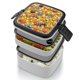 thumbnail image 4 of Emoji Fiambrera de Doble Capa, Contenedor de Almuerzo Portátil Apilable, Almacenamiento de Alimentos Hermético a Prueba de Fugas, 1000ml, 4 of 6