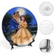 thumbnail image 4 of Bella, la bella y la bestia Plato decorativo de porcelana fina (bone china), plato decorativo de cerámica para hogar, oficina, soporte de pared, platos decorativos para dormitorio - 6 pulgadas (15 cm), 4 of 6