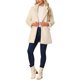 thumbnail image 2 of INSPIRE CHIC Abrigo de Mujer de Piel Sintética con Solapa Abrigo Cálido de Invierno Abierto Casual Largo Chaquetas Esponjosas XL Albaricoque, 2 of 6
