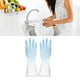 thumbnail image 5 of Guantes de cocina azules, reutilizables, ajustados, multifuncionales, para lavar platos, impermeables, duraderos, para el hogar., 5 of 8