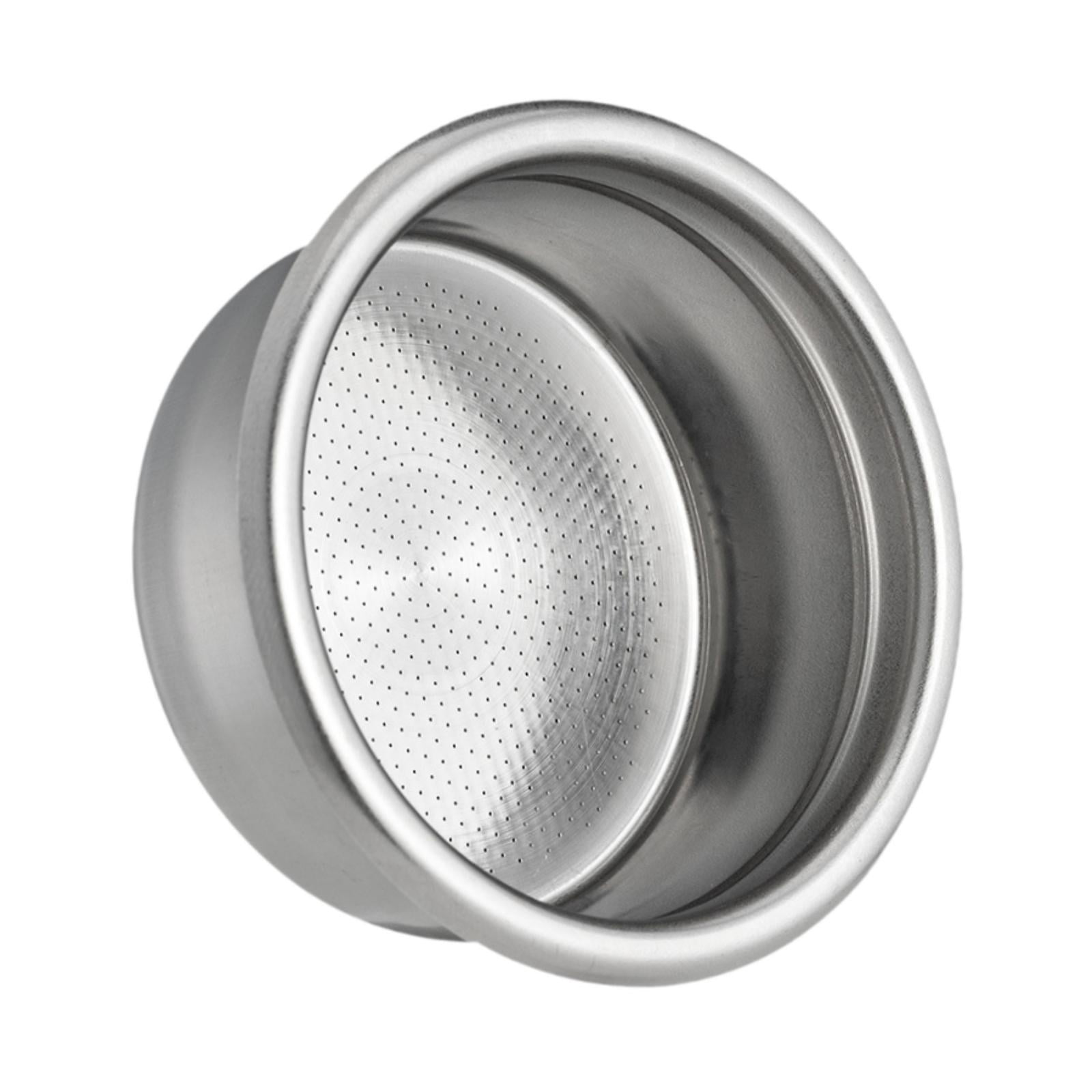 Magideal - Filtro De Café De 51 Mm Filtro Poroso Presurizado De Acero Inoxidable De Acero Inoxidable Cafetero Cafetero Portafilter Cesta Piezas De Oficina Accs 16 A 18g