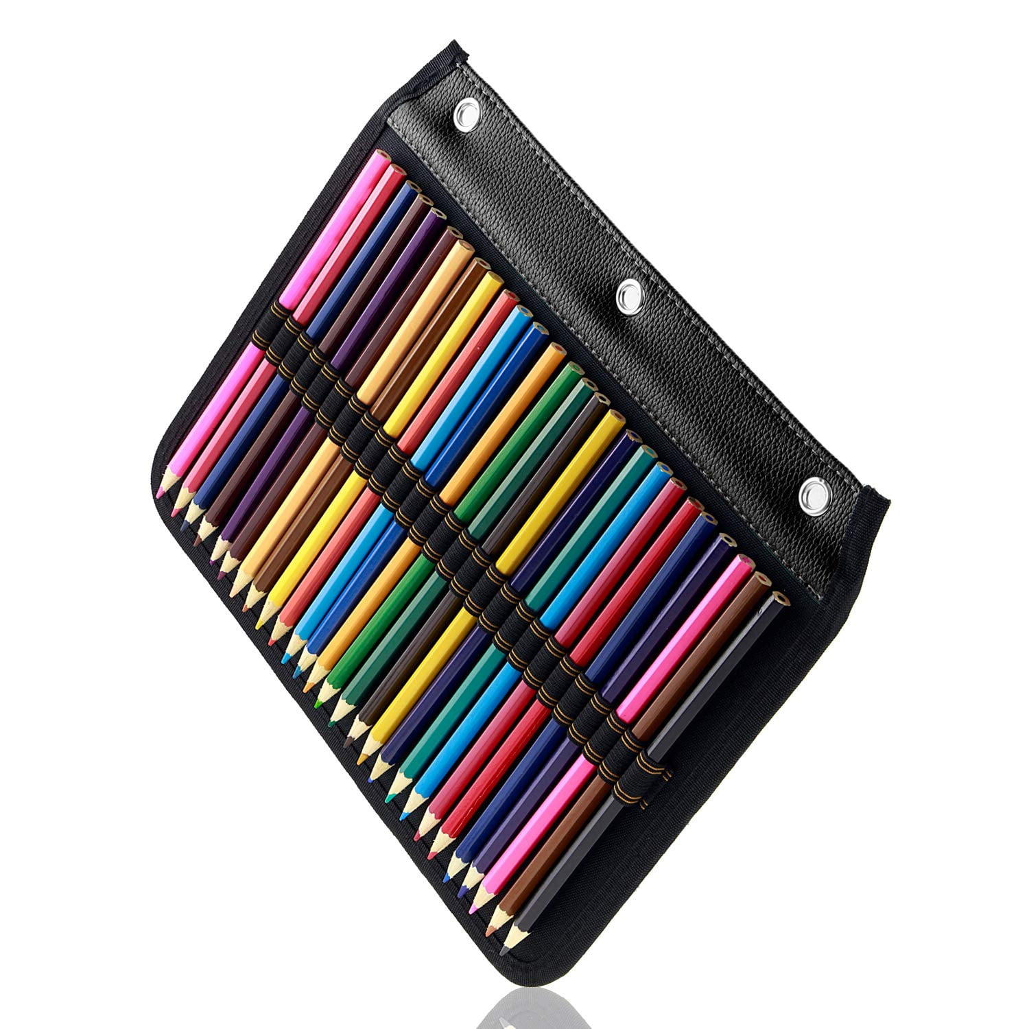Funda Para Lápices Youshares Con 54 Ranuras 29x23 Cm Negra