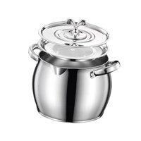 Bothyi - Contenedor Con Tapa Antipolvo Para Freír, Acampar Y Cocinar, 4 L, 16,5 Cm X 18 Cm