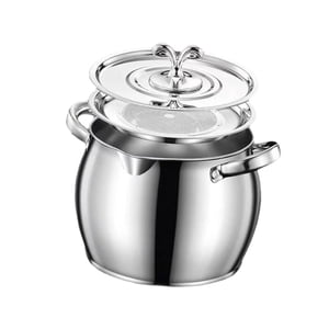 Bothyi - Contenedor Con Tapa Antipolvo Para Freír, Acampar Y Cocinar, 4 L, 16,5 Cm X 18 Cm