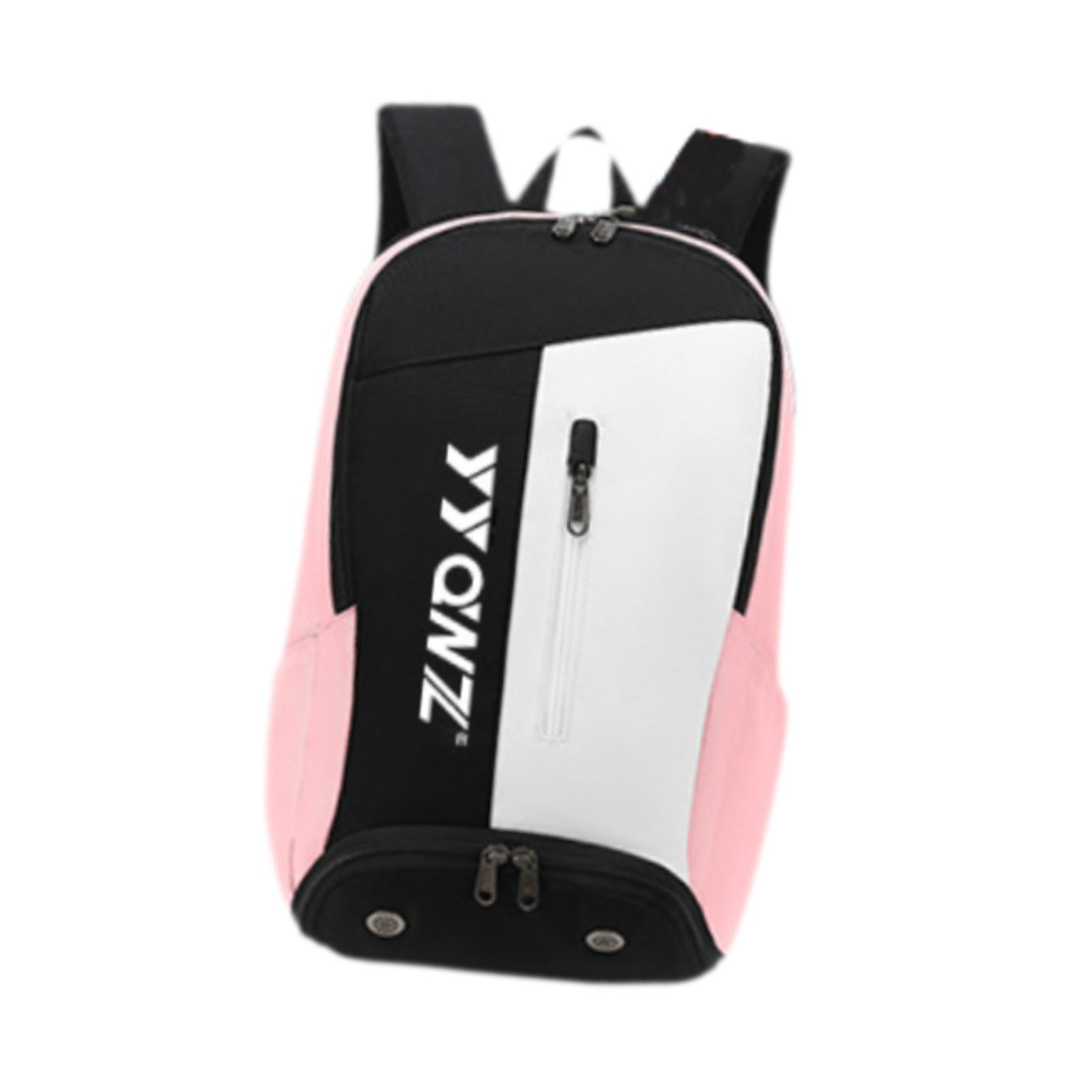 Magideal - Bolsa De Bádminton Para Hombre Y Mujer, Bolsa De Lona Deportiva De Gran Capacidad, Bolsa Para Paletas, Bolso De Mano, Mochila De Tenis Para Jugadores, Rosa