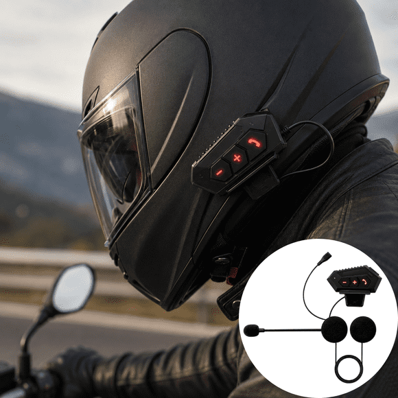 Intercomunicador Manos Libres Para Casco Auricular Bluetooth