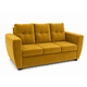 thumbnail image 3 of Sofa Alabama 3 cuerpos Tela Felpa oro, 3 of 4