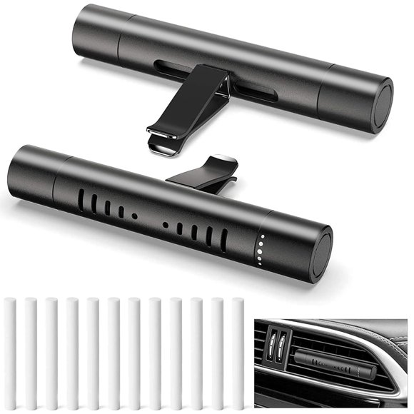 Ambientador para auto EORRZZY con clips para ventilación, 2 piezas y 12 varillas