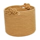 thumbnail image 4 of Puntada De Canasta Tejida Pequeña Cuerda De Algodón Vacío Para Juguetes Para Mascotas De Apartamento De Maceta De Planta Marrón, 4 of 5