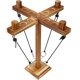 thumbnail image 1 of Juego de anzuelos de madera Nanoable Ring Toss Game con bolsa de transporte, 1 of 6