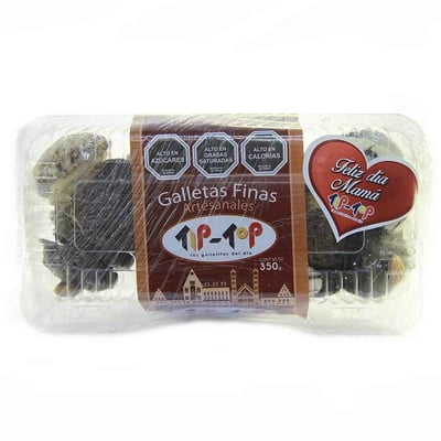 Galletas Surtidas Artesanales 350 G Tip Top
