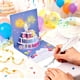 thumbnail image 3 of Tarjeta de cumpleaños FIAMR 3D Pop‑Up musical con luces LED, 3 of 7