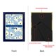 thumbnail image 2 of Marco de fotos Laura Ashley 5x7 Azul marino esmaltado con borde dorado, 2 of 6