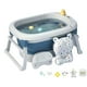 thumbnail image 1 of Bañera Maxi Plegable Con Cojin Y Accesorios Azul LuBabycas, 1 of 8