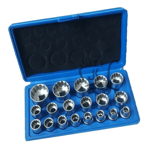 Genérico - Juego Dados Poligonales 1/2 19Pcs 8Mm Hasta 32Mm Cm_Da2019