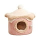 thumbnail image 4 of Cama para dormir para gatos, cojín para casa, nido para perros, cojín acogedor, perrera con parte inferior antideslizante, cama cueva semicerrada para , 50cmx50cm, 4 of 5