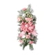 thumbnail image 4 of Guirnalda navideña con forma de lágrima, adorno navideño, práctica y fácil de colgar, guirnalda artificial para puerta de entrada, para bodas en inter Rosa, 4 of 5