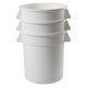 thumbnail image 4 of Contenedor de residuos Winco de 10 galones, resistente, blanco, 4 of 5