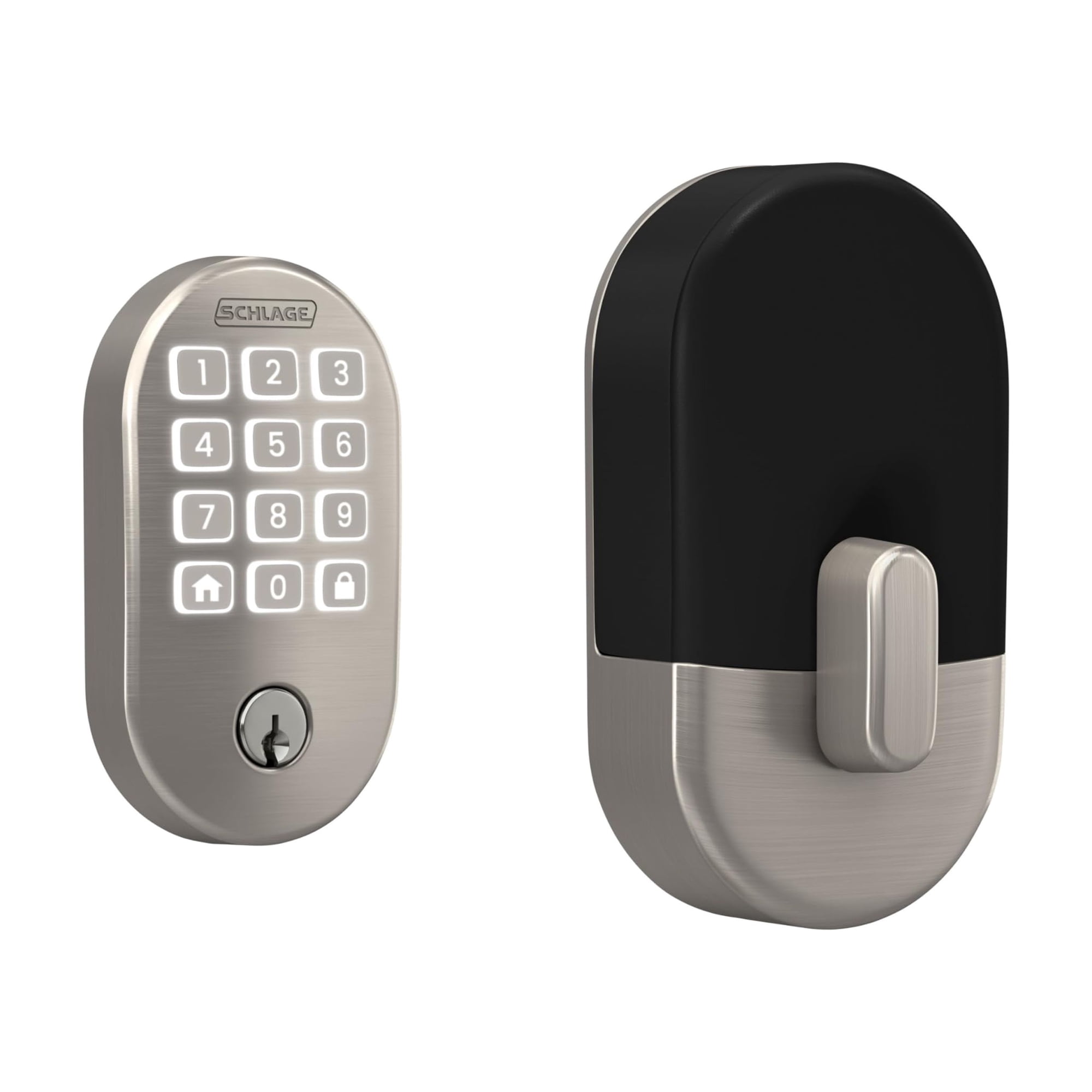 Cerradura Inteligente Schlage Arrive Wifi Deadbolt Satin Nickel Be459wb