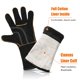 thumbnail image 2 of Guantes de soldadura LeaSeek resistentes al calor y al fuego para MIG/TIG, 2 of 7