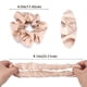 thumbnail image 5 of Paquete de 6 coleteros de seda y satén para mujer, coleteros suaves para el pelo., 5 of 5