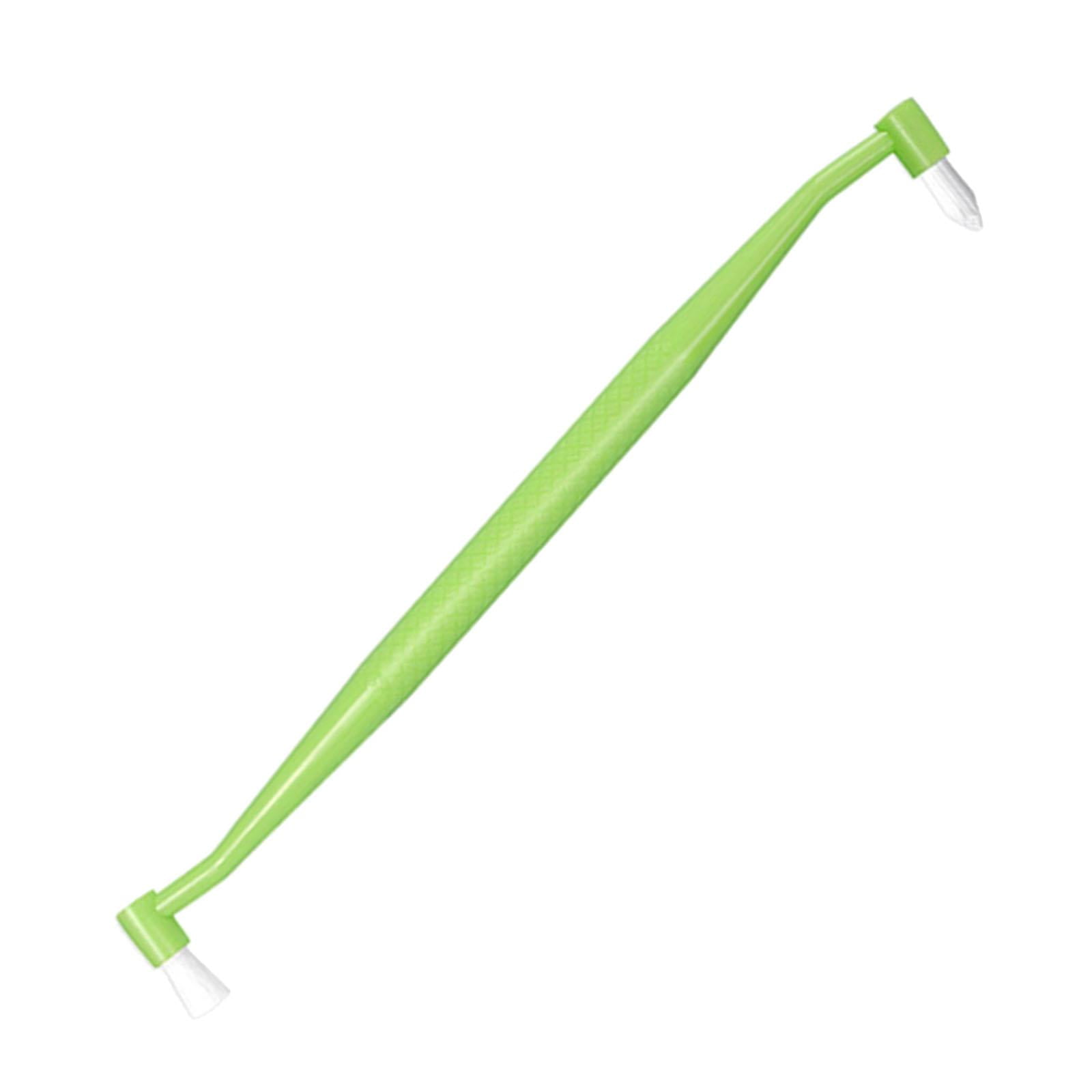 Ioensy - Cepillo De Dientes Para Gatos De Doble Cara, Cepillo Limpio, Herramienta De Limpieza Para Mascotas Para La Mayoría De Las Mascotas, Gatitos, Verde