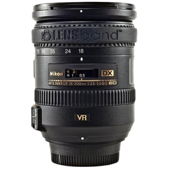 Banda para lente anti zoom creep universal negra
