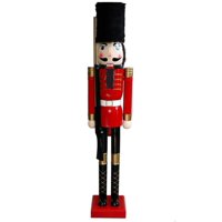 Artihogar - Cascanueces Gigante Soldado 120 Cm Madera Variados