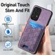 thumbnail image 2 of Funda Billetera con Soporte para Samsung Galaxy A52 Protector Delgado Morado, 2 of 6