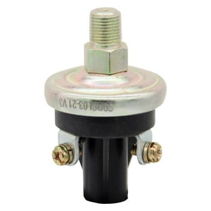 Veethree - Switch Presion Heavy Duty 3 Terminales Dual C No&Nc 60 Psi Negro