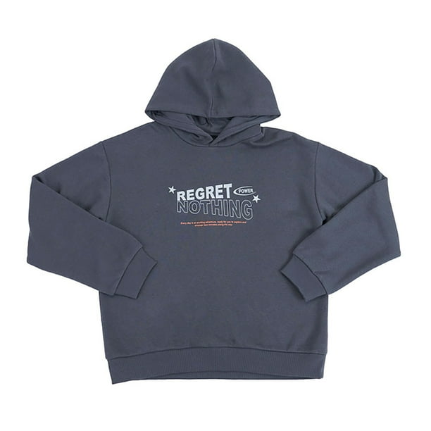 Poleron Niño Teen Hoodie Back Print Marengo Corona