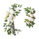 thumbnail image 1 of 2 Arcos De Boda Con Flores, Cartel De Bienvenida, Decoración De Ceremonia, Hojas Verdes, Color Blanco, 1 of 5