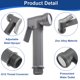 thumbnail image 3 of Kit de Rociador de Metal para Baño con Control de Presión de Agua Ajustable para Lavado de Cocina, Baño e Inodoro, Gris, 3 of 6