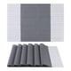 thumbnail image 1 of REGALWOVEN Juego de 6 Manteles Individuales Fácil de Limpiar para Decoración de Mesa de Comedor de Cocina Lavables Resistentes al Calor Manteles Individuales Limpiables Gris 18*12in, 1 of 7