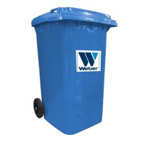 Basurero Weber 240 Lt Azul