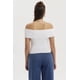 thumbnail image 3 of Polera Mujer Bardot Basta Redondeada Blanco, 3 of 4