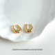 thumbnail image 1 of Teardrop Geometric Ear Cuff Earrings for Women, Minimalist Elegant Trendy Jewelry, 1 of 1