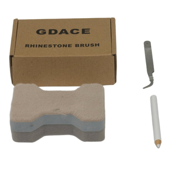 Pincel de Strass GDACE 6 cm x 10 cm con bolígrafo y pinza