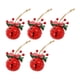 thumbnail image 3 of 5 Campanas De Navidad Multiusos Con Estrella Recortada Para Guirnalda De Ventana, Navidad, Rojo, 4 Cm, 3 of 5