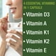 thumbnail image 3 of Suplemento Peak Performance DAKE Vitamina ADKE 5,000 UI vegano, 3 of 3