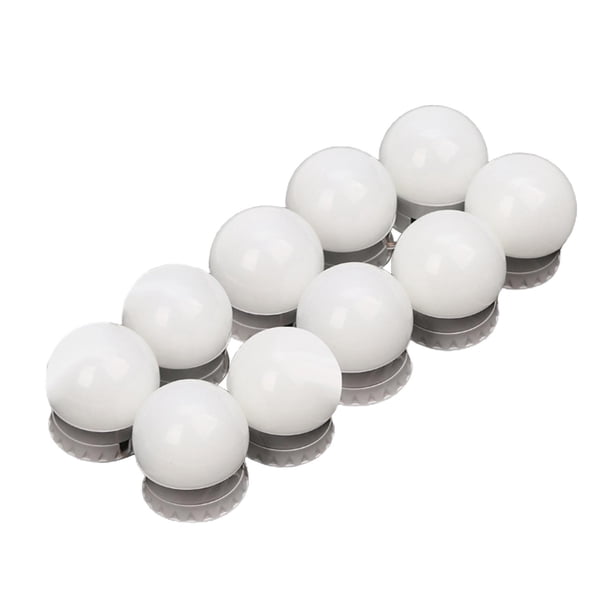 Portátil LED 4 bombillas maquillaje espejo luz vanidad lámpara de pared Kit luces para tocador iluminación LED luces de maquillaje