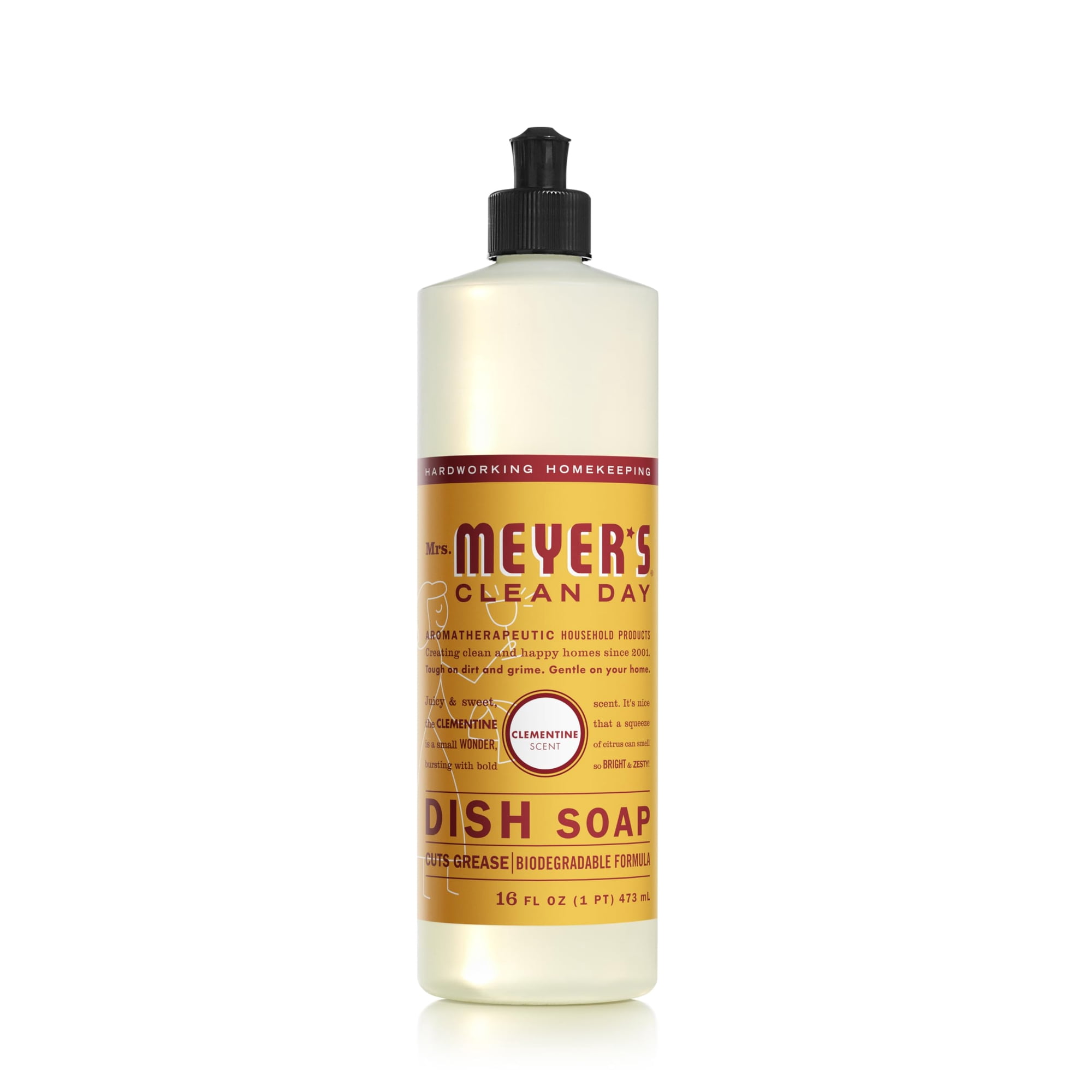 Detergente Para Platos Mrs. Meyer's Aroma Mandarina 473 Ml